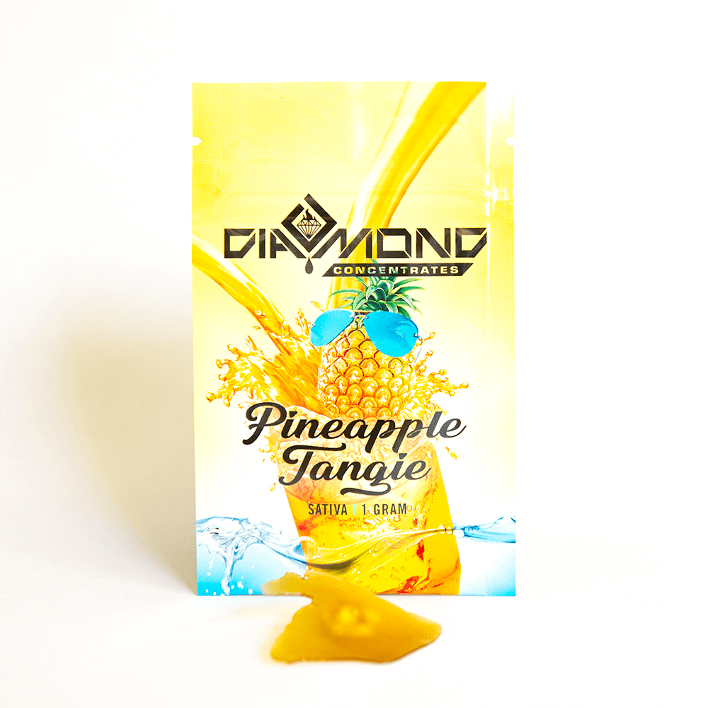Pineapple Tangie Shatter by Diamond Concentrates